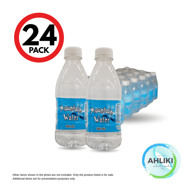 Mountain Water Case 24PACK x 380mls Small Bottle [SORRY, SOLD OUT] "PICKUP FROM AH LIKI WHOLESALE"