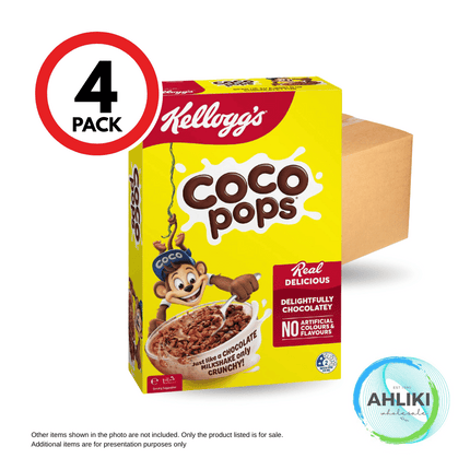 Kelloggs Coco Pops Cereal 255g 4PACK (K015707) [SORRY, SOLD OUT] "PICKUP FROM AH LIKI WHOLESALE ONLY"