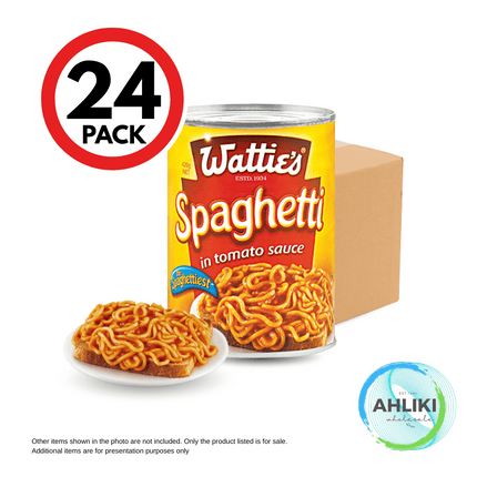 Watties Spaghetti Box 24PACK x 420g [SORRY, SOLD OUT] "PICKUP FROM AH LIKI WHOLESALE"