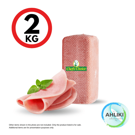 Chefs Choice Ham 2kg Block "PICKUP FROM AH LIKI WHOLESALE"