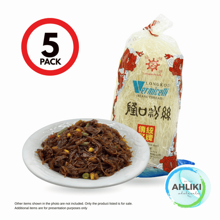 Longkou Vermicelli Lialia 500g 5PACK Regular [NOT AVAIL AT VAITELE BRANCH] "PICKUP FROM AH LIKI WHOLESALE"