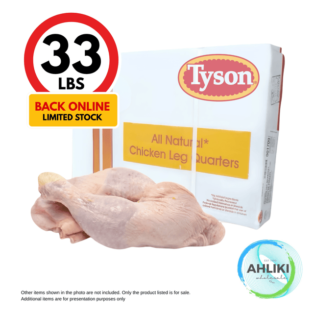 Chicken Leg Quarter Pusamoa 33LBS/15KG  [Brand may vary] "PICKUP FROM AH LIKI WHOLESALE"