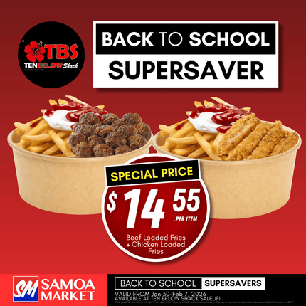 SUPERSAVER! Beef Loaded Fries + Chicken Loaded Fries "PICK UP FROM TBS, SALEUFI"