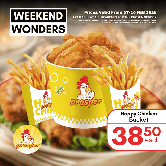 WEEKEND WONDER! Happy Chicken Bucket "PICKUP FROM PROSPER SAVAII, SALELOLOGA"