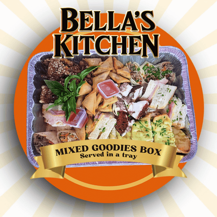 Mixed Goodies Box (served in a tray) "PICKUP FROM BELLAS KITCHEN, TAUESE, APIA"
