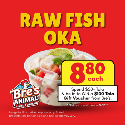 Raw Fish OKA "PICKUP FROM BRE'S ANIMAL FRIES AT VAILIMA"