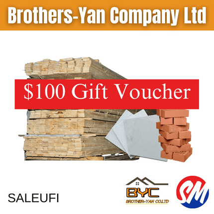 $100 Tala Gift Voucher - "PICKUP AT BROTHERS YAN UPOLU"