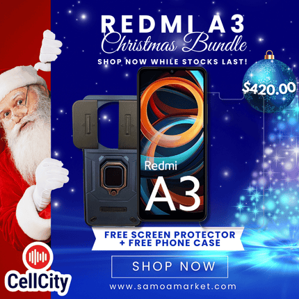 Redmi A3 Christmas Bundle [PICK UP FROM CELL CITY UPOLU]