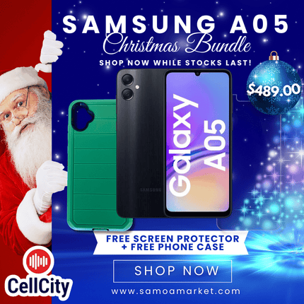 Samsung A05 Christmas Bundle [PICK UP FROM CELL CITY UPOLU]