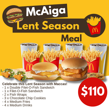 McAiga Lent Season Meal