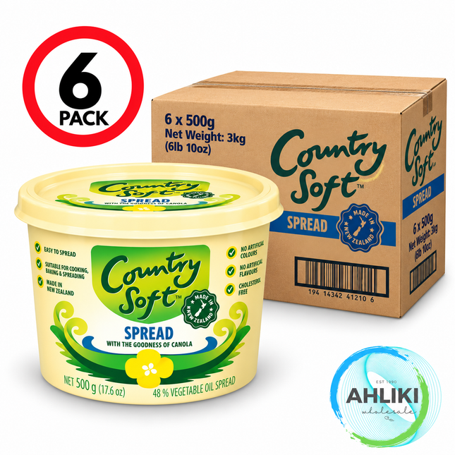 Anchor Country Soft Margarine 500g 6PACK (41205)