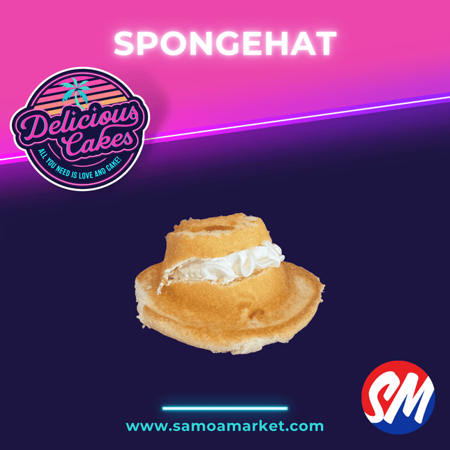 Spongehat "PICK UP FROM DELICIOUS CAKES, LEPEA"