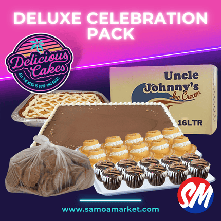 Deluxe Celebration Pack "PICK UP FROM DELICIOUS CAKES, LEPEA"