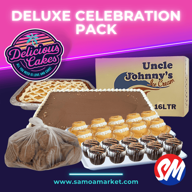 Deluxe Celebration Pack "PICK UP FROM DELICIOUS CAKES, LEPEA"