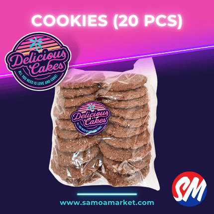 Cookies (20 Pcs) "PICK UP FROM DELICIOUS CAKES, LEPEA"