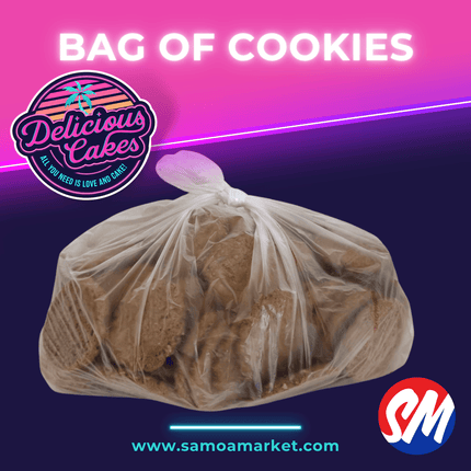 Bag of Cookies (100 Pcs) "PICK UP FROM DELICIOUS CAKES, LEPEA"