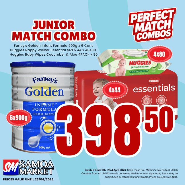 JUNIOR Perfect Match Combo "PICKUP FROM AH LIKI WHOLESALE"