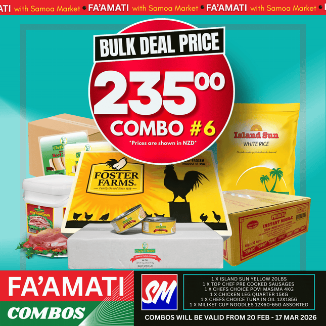 FA'AMATI COMBO #6 "PICKUP FROM AH LIKI WHOLESALE"