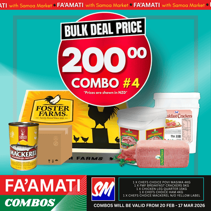 FA'AMATI COMBO #4 "PICKUP FROM AH LIKI WHOLESALE"