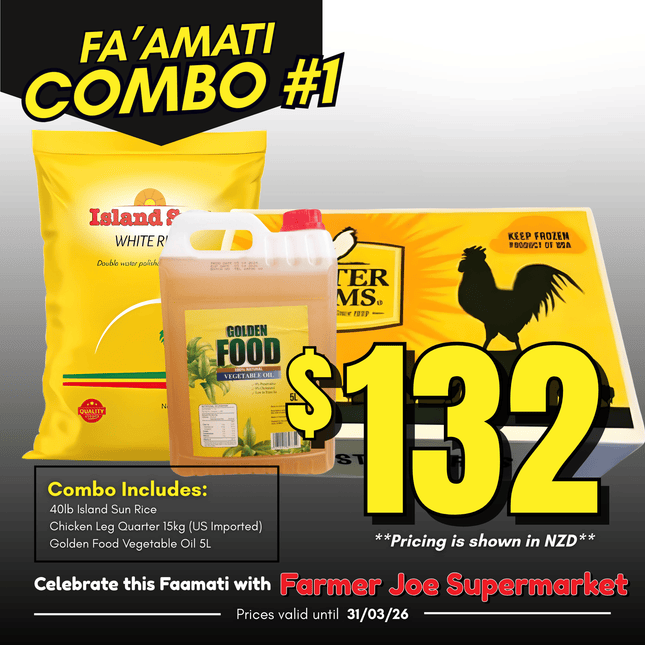 Faamati Combo #1 "PICKUP FROM FARMER JOE SUPERMARKET FUGALEI ONLY"
