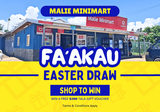 EASTER DRAW with Malie Minimart in Malie, Upolu