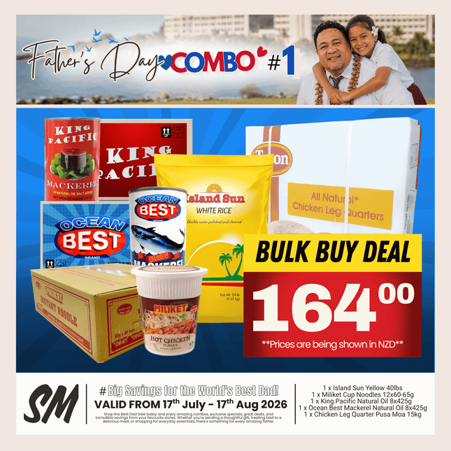 Father's Day COMBO #1 "PICKUP FROM AH LIKI WHOLESALE"