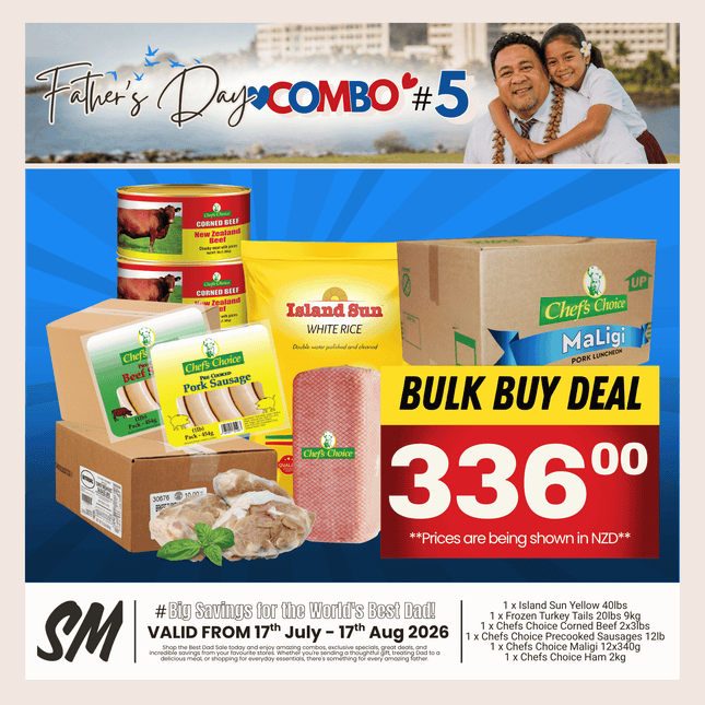 Father's Day COMBO #5 "PICKUP FROM AH LIKI WHOLESALE"