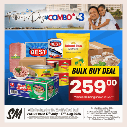Father's Day COMBO #3 "PICKUP FROM AH LIKI WHOLESALE"