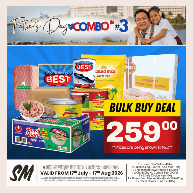 Father's Day COMBO #3 "PICKUP FROM AH LIKI WHOLESALE"