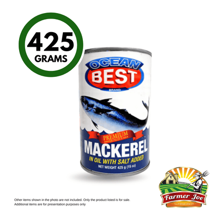 South Seas Mackerel Natural Oil 425g "PICKUP FROM FARMER JOE SUPERMARKET VAITELE ONLY"