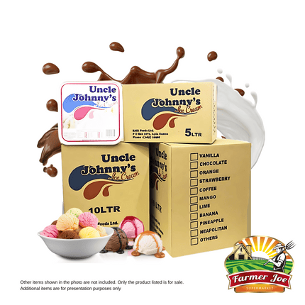 Uncle Johnny's Ice-Creams "PICKUP FROM FARMER JOE SUPERMARKET VAITELE ONLY"