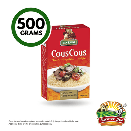 San Remo Couscous 500g "PICKUP FROM FARMER JOE SUPERMARKET VAITELE ONLY"
