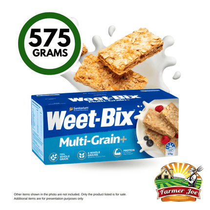 Sanitarium Weet Bix Multi Grain 575g "PICKUP FROM FARMER JOE SUPERMARKET VAITELE ONLY"