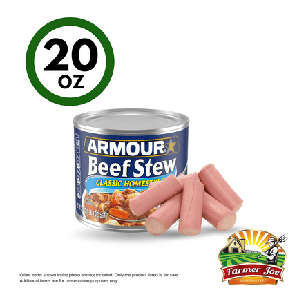 Armour Beef Stew 20oz "PICKUP FROM FARMER JOE SUPERMARKET VAITELE ONLY"