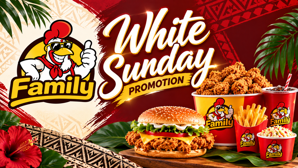 Family Restaurants White Sunday — Shop & Win!