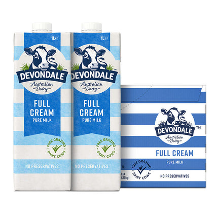 Devondale Full Cream Milk 10x1Ltr "PICKUP FROM FARMER JOE SUPERMARKET UPOLU ONLY"