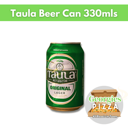Taula Beer Can 330mls 21+ Only “PICKUP FROM GEORGIES PIZZA TAUFUSI”