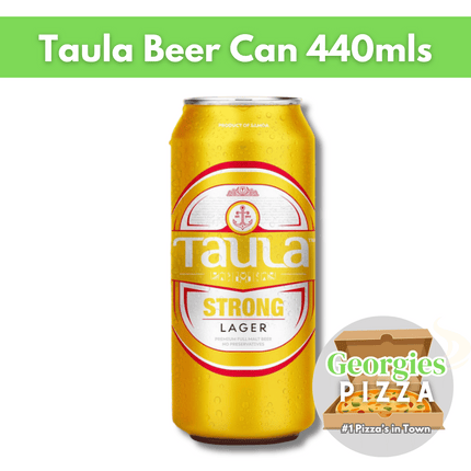 Taula Beer Can 440mls 21+ Only “PICKUP FROM GEORGIES PIZZA TAUFUSI”