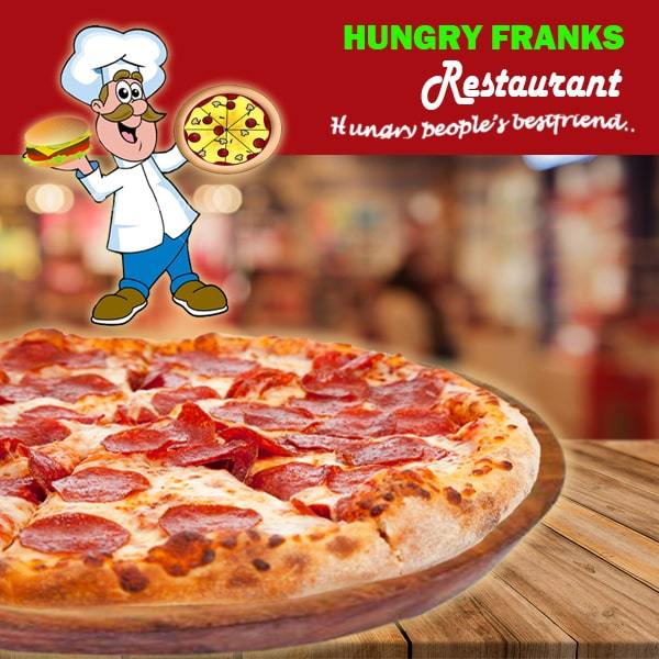 Pepperoni Pizza - Large "PICKUP FROM HUNGRY FRANKS, UPOLU ONLY"