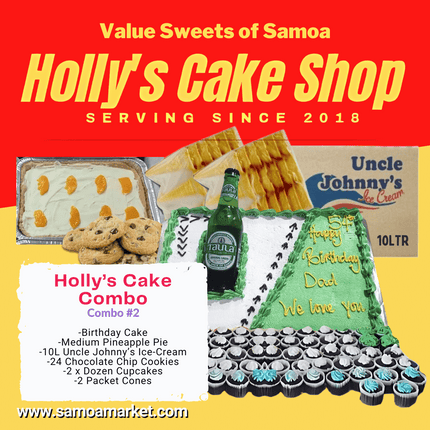 Holly's Cake Combo 2 "PICK UP AT VAITELE MARKET SHOP #R8, UPOLU"
