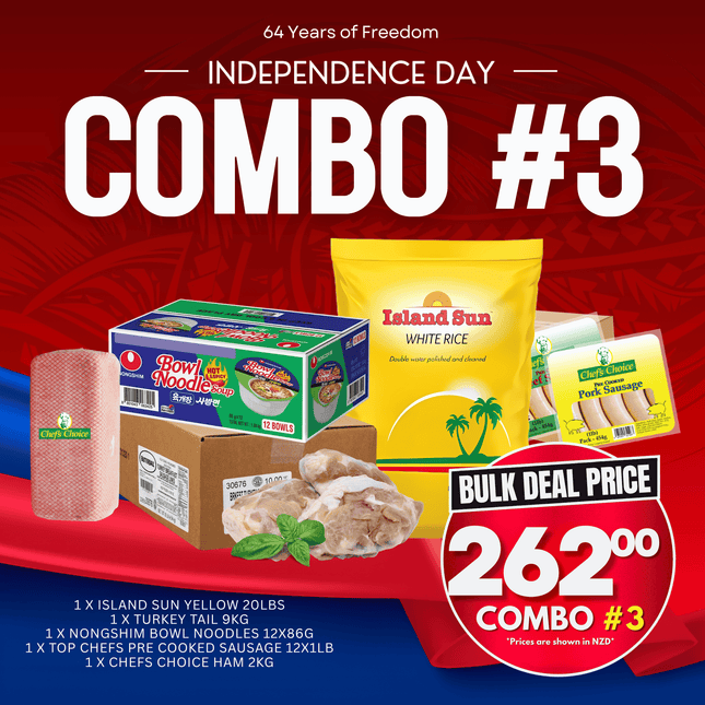 Independence Day COMBO #3 "PICKUP FROM AH LIKI WHOLESALE"