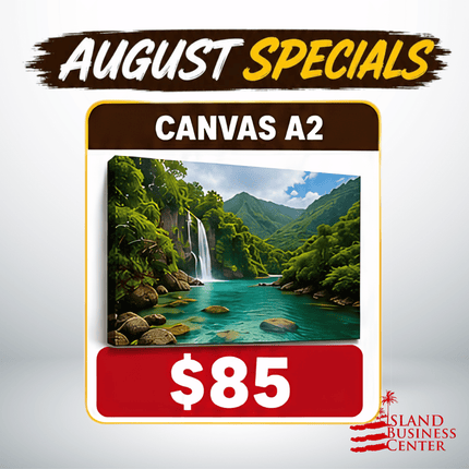 Canvas A2 "PICKUP FROM ISLAND BUSINESS CENTER at FUGALEI"