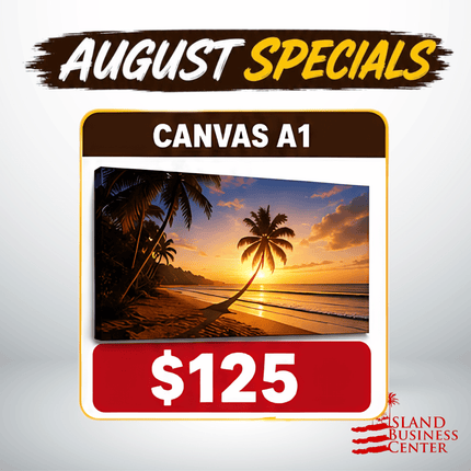 Canvas A1 "PICKUP FROM ISLAND BUSINESS CENTER at FUGALEI"
