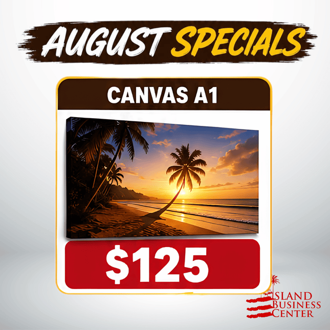 Canvas A1 "PICKUP FROM ISLAND BUSINESS CENTER at FUGALEI"