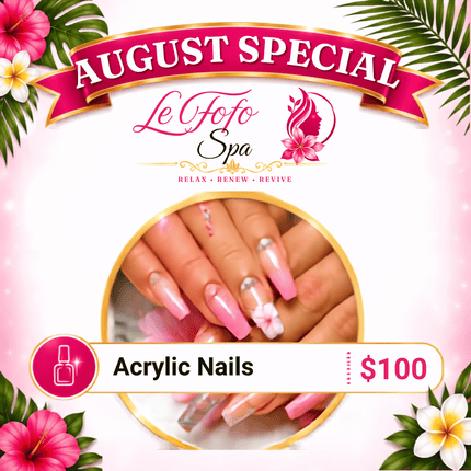 Acrylic Nails "PICKUP FROM LE FOFO SPA at FUGALEI"