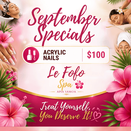 Acrylic Nails "PICKUP FROM LE FOFO SPA at FUGALEI"