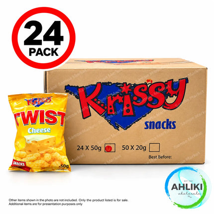 Krissy Snacks Chips 24PACK x 50g Assorted