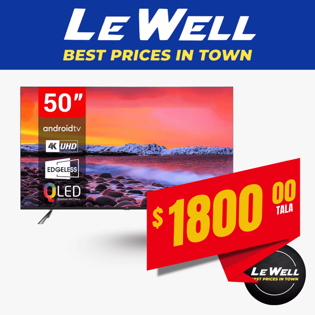 JVC 50" Smart TV (PICK UP FROM LE WELL COMPANY SAVALALO ONLY)