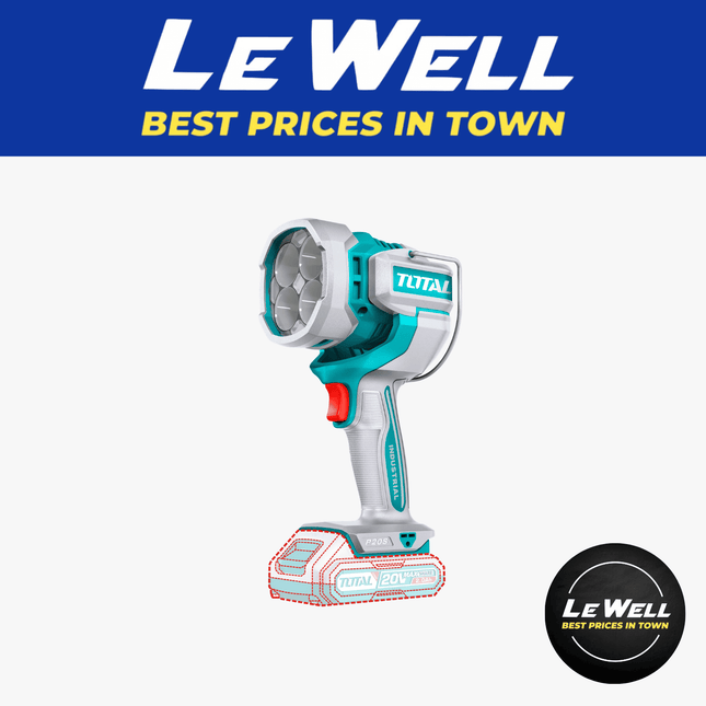 Total Cordless Work Lamp 20V (PICK UP FROM LE WELL COMPANY SAVALALO ONLY)