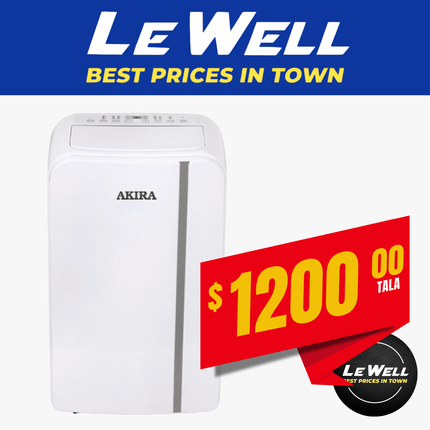 Akira Portable Air Con Unit 12000BTU (PICK UP FROM LE WELL COMPANY SAVALALO ONLY)